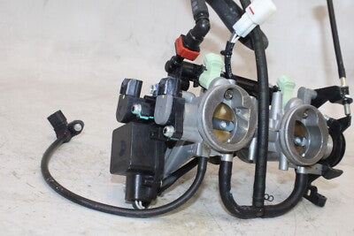 17-22 KAWASAKI NINJA 650 EX650NM OEM MAIN FUEL INJECTORS / THROTTLE BODIES