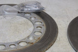 84-85 HONDA SHADOW 700 VT700C OEM FRONT LEFT RIGHT BRAKE ROTORS DISCS