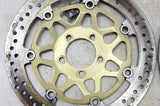 07-08 KAWASAKI ZZR600 ZX600J OEM FRONT LEFT RIGHT BRAKE ROTORS DISCS
