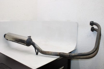 1994 SUZUKI GS500E OEM FULL EXHAUST SYSTEM MUFFLER
