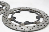 06-09 YAMAHA YZF R6S OEM FRONT BRAKE DISC ROTORS PAIR