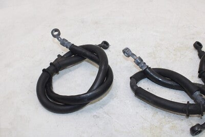 2009 YAMAHA FZ6R OEM FRONT BRAKE CALIPER HOSES LINES W REAR HOSE