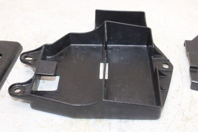 1981 HONDA CX500C OEM PLASTIC TOOL BOX TRAY HOLDER COVER SET