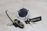 06-07 SUZUKI GSXR 750 OEM LOCK SET W/ GAS CAP AND SEAT LOCK W KEY