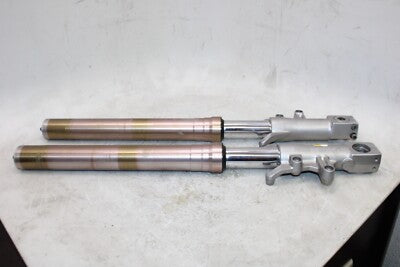 91-92 KAWASAKI NINJA ZX7 ZX750J OEM FRONT FORKS SHOCK SUSPENSION SET PAIR