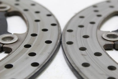 06-09 YAMAHA YZF R6S OEM FRONT BRAKE DISC ROTORS PAIR