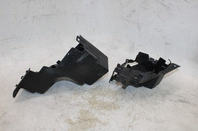 2007 HONDA SHADOW VLX 600 VT600CD DELUXE OEM BATTERY TRAY BOX HOLDER PAIR