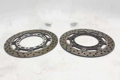 01-02 YAMAHA FZ1 OEM FRONT LEFT RIGHT BRAKE ROTORS DISCS