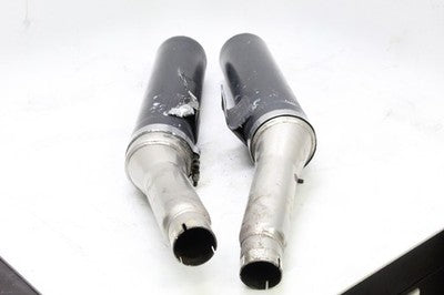 1992 KAWASAKI NINJA 600R ZX600C OEM EXHAUST PIPES MUFFLERS SLIP ON CAN SILENCER