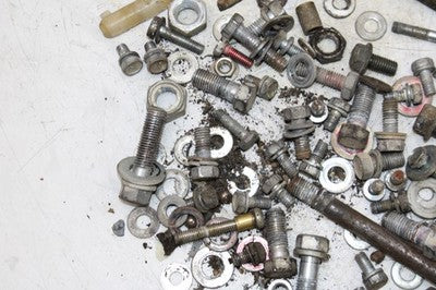 1983 Kawasaki KLT250 OEM ENGINE MOUNTING BOLTS HARDWARE MOTOR SCREWS