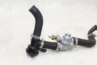 2009 KAWASAKI NINJA 250R OEM THERMOSTAT HOUSING W RADIATOR CAP