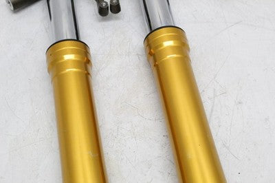 2005 KAWASAKI NINJA ZX6R FRONT FORKS SHOCK SUSPENSION SET PAIR OEM