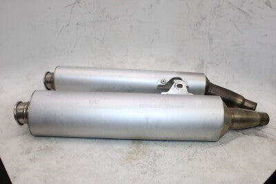 2005 DUCATI MONSTER 620 OEM EXHAUST PIPE MUFFLER SLIP ON CAN SILENCER PAIR