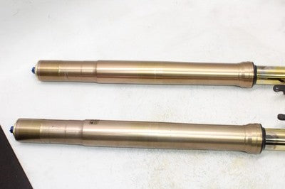 01-02 SUZUKI GSXR 1000 OEM FRONT FORKS SHOCK SUSPENSION SET PAIR