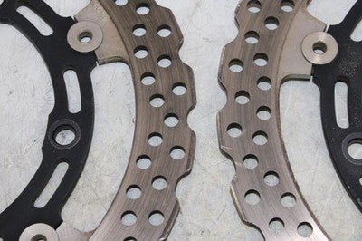 17-25 KAWASAKI NINJA 650 EX650 OEM FRONT LEFT RIGHT BRAKE ROTORS DISCS