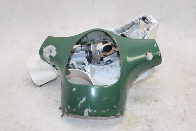 2002 BAJAJ CHETAK OEM FRONT CENTER COWL FAIRING W MOUNT BRACKET