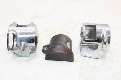 2002 HONDA VTX1800C OEM CHROME SWITCH HOUSING COVERS SET