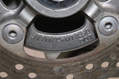 2007 KAWASAKI NINJA 650R OEM REAR BACK WHEEL RIM