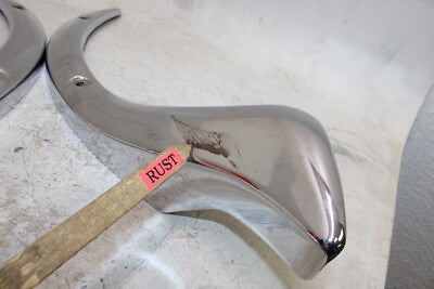 2004 KAWASAKI VULCAN 2000 VN2000A OEM REAR PASSENGER FENDER GRAB RAIL PAIR