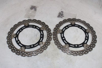 17-25 KAWASAKI NINJA 650 EX650 OEM FRONT LEFT RIGHT BRAKE ROTORS DISCS