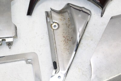 2004 HONDA SHADOW VLX 600 OEM FRONT UPPER FAIRING MISC COVERS BRACKETS