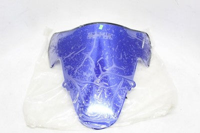 03-04 SUZUKI GSXR 1000 Sportech Blue Chrome FRONT WINDSHIELD WINDSCREEN