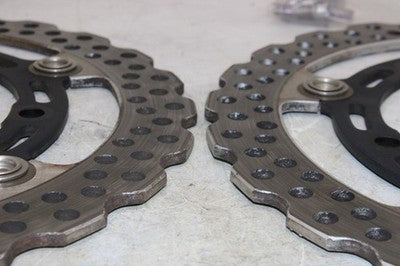 17-25 KAWASAKI NINJA 650 EX650 OEM FRONT LEFT RIGHT BRAKE ROTORS DISCS