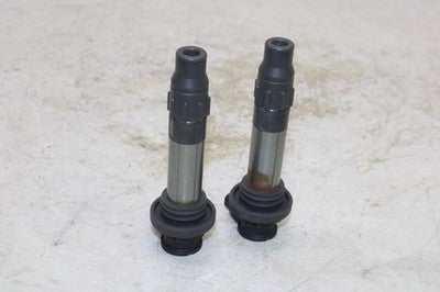 18-23 KAWASAKI NINJA 400 OEM IGNITION COILS COIL SPARK PLUG CAPS PAIR