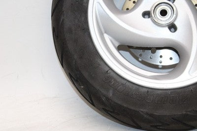 2004 YAMAHA VINO 125 XC125 OEM FRONT WHEEL RIM W TIRE