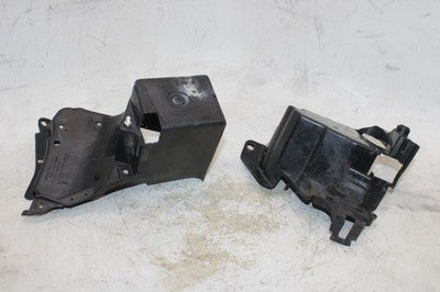 2007 HONDA SHADOW VLX 600 VT600CD DELUXE OEM BATTERY TRAY BOX HOLDER PAIR