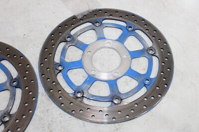 97-98 SUZUKI GSXR600 OEM FRONT LEFT RIGHT BRAKE ROTORS DISCS