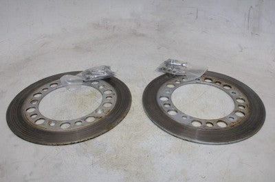 84-85 HONDA SHADOW 700 VT700C OEM FRONT LEFT RIGHT BRAKE ROTORS DISCS