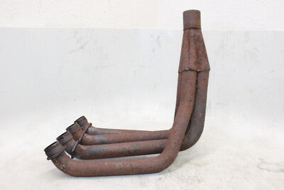 91-92 KAWASAKI NINJA ZX7 ZX750J OEM EXHAUST HEADER PIPES MANIFOLD