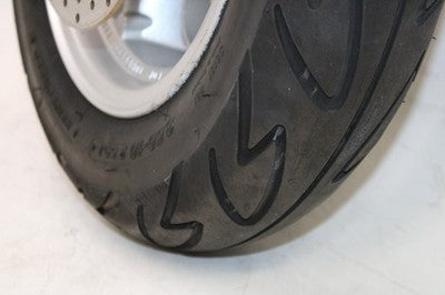 2004 YAMAHA VINO 125 XC125 OEM FRONT WHEEL RIM W TIRE