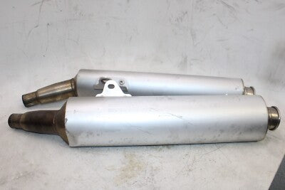 2005 DUCATI MONSTER 620 OEM EXHAUST PIPE MUFFLER SLIP ON CAN SILENCER PAIR
