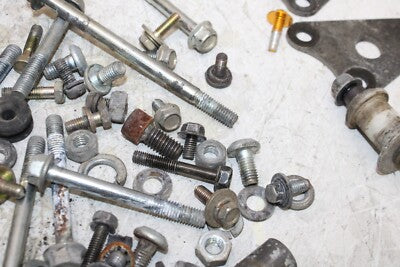1992 YAMAHA XT350 OEM ENGINE MOUNTING BOLTS HARDWARE MOTOR SCREWS