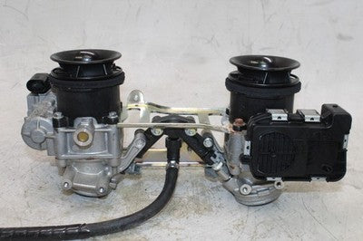 2011 APRILIA DORSODURO 750 OEM MAIN FUEL INJECTORS / THROTTLE BODIES