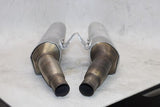 2005 DUCATI MONSTER 620 OEM EXHAUST PIPE MUFFLER SLIP ON CAN SILENCER PAIR
