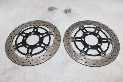 01-06 SUZUKI KATANA 750 GSX750F OEM FRONT LEFT RIGHT BRAKE ROTORS DISCS