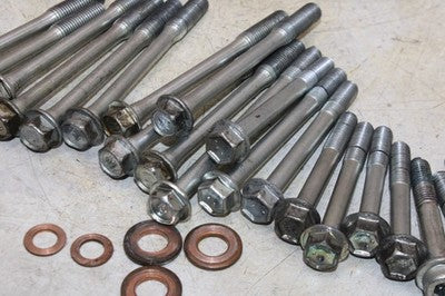 06-09 SUZUKI GSXR 750 OEM ENGINE MOUNTING BOLTS HARDWARE MOTOR SCREWS