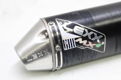 2011 KAWASAKI KLR650 EXHAUST PIPE MUFFLER SLIP ON CAN SILENCER LEXX