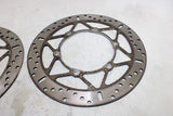 02 YAMAHA V STAR 1100 XVS1100 OEM FRONT LEFT RIGHT BRAKE ROTORS DISCS