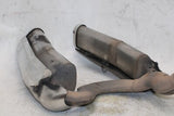 2002 HONDA INTERCEPTOR 800 VFR800A ABS OEM EXHAUST PIPE MUFFLER PAIR