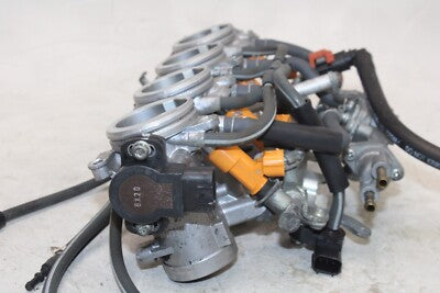 09-17 YAMAHA FZ6R OEM MAIN FUEL INJECTORS / THROTTLE BODIES