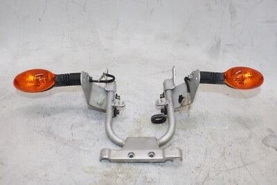 2005 DUCATI MONSTER 620 OEM FRONT LEFT RIGHT TURN SIGNALS LIGHT W BRACKET MOUNT