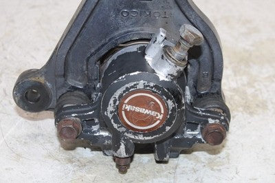 1982 KAWASAKI KZ750 OEM REAR BACK BRAKE CALIPER W MOUNT BRACKET