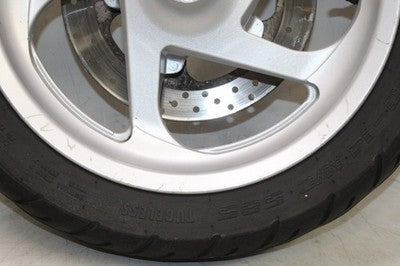 2006 YAMAHA MAJESTY 400 YP400 OEM FRONT WHEEL RIM W TIRE