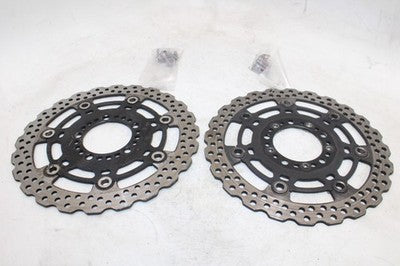 13-16 KAWASAKI NINJA 650 EX650F OEM FRONT LEFT RIGHT BRAKE ROTORS DISCS