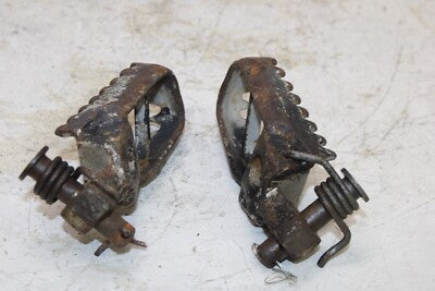 1992 KAWASAKI KX250 OEM LEFT RIGHT FOOT RESTS PEGS