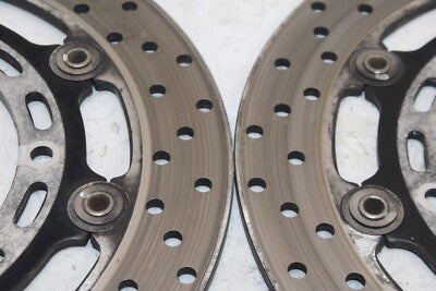 00-03 YAMAHA YZF R1 OEM FRONT LEFT RIGHT BRAKE ROTORS DISCS